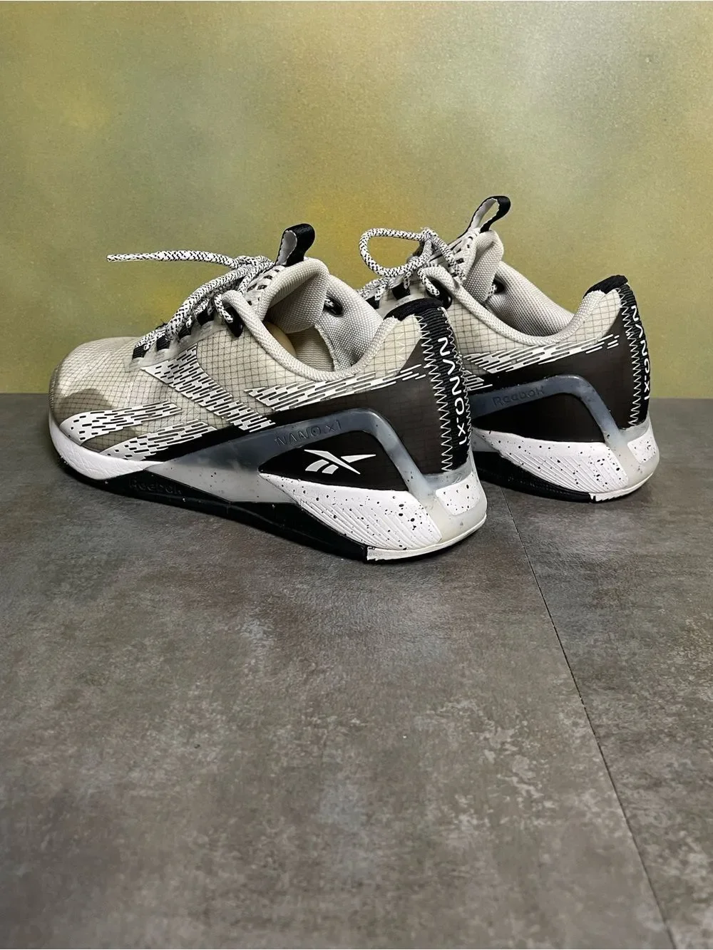Reebok Nano X1 Women's Training Adventure Shoes Gray/Black/White Size 7.5